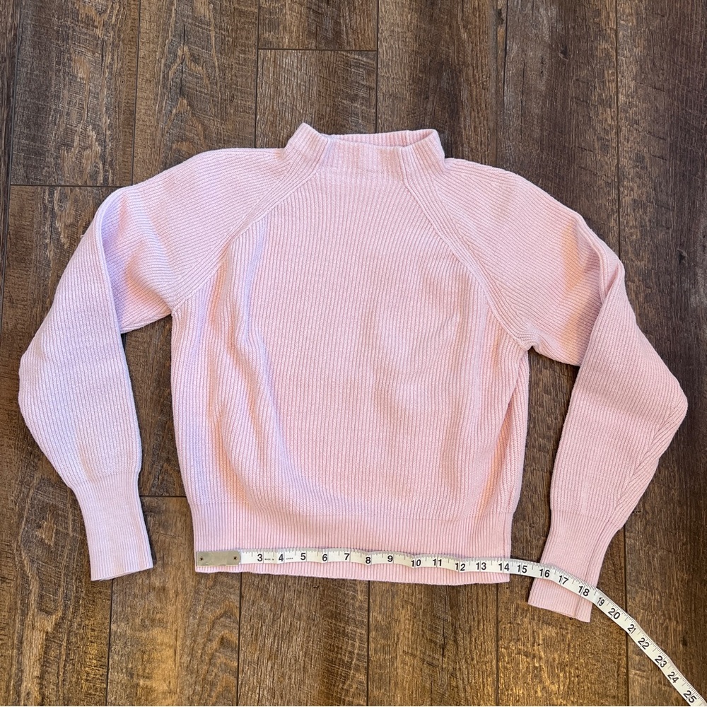 Pink Ribbed Sweater - Picture 3 of 9
